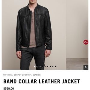 John Varvatos leather jacket